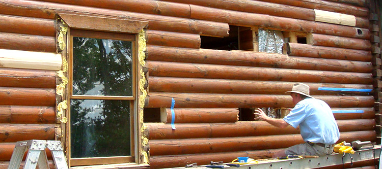 Log Home Repair Geauga County, Ohio