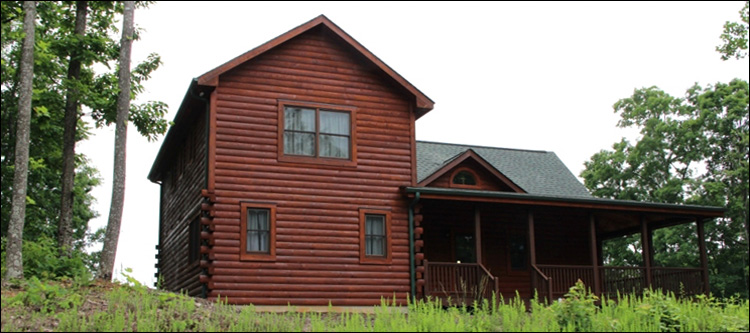 Professional Log Home Borate Application  Geauga County, Ohio