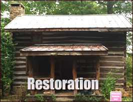 Historic Log Cabin Restoration  Geauga County, Ohio